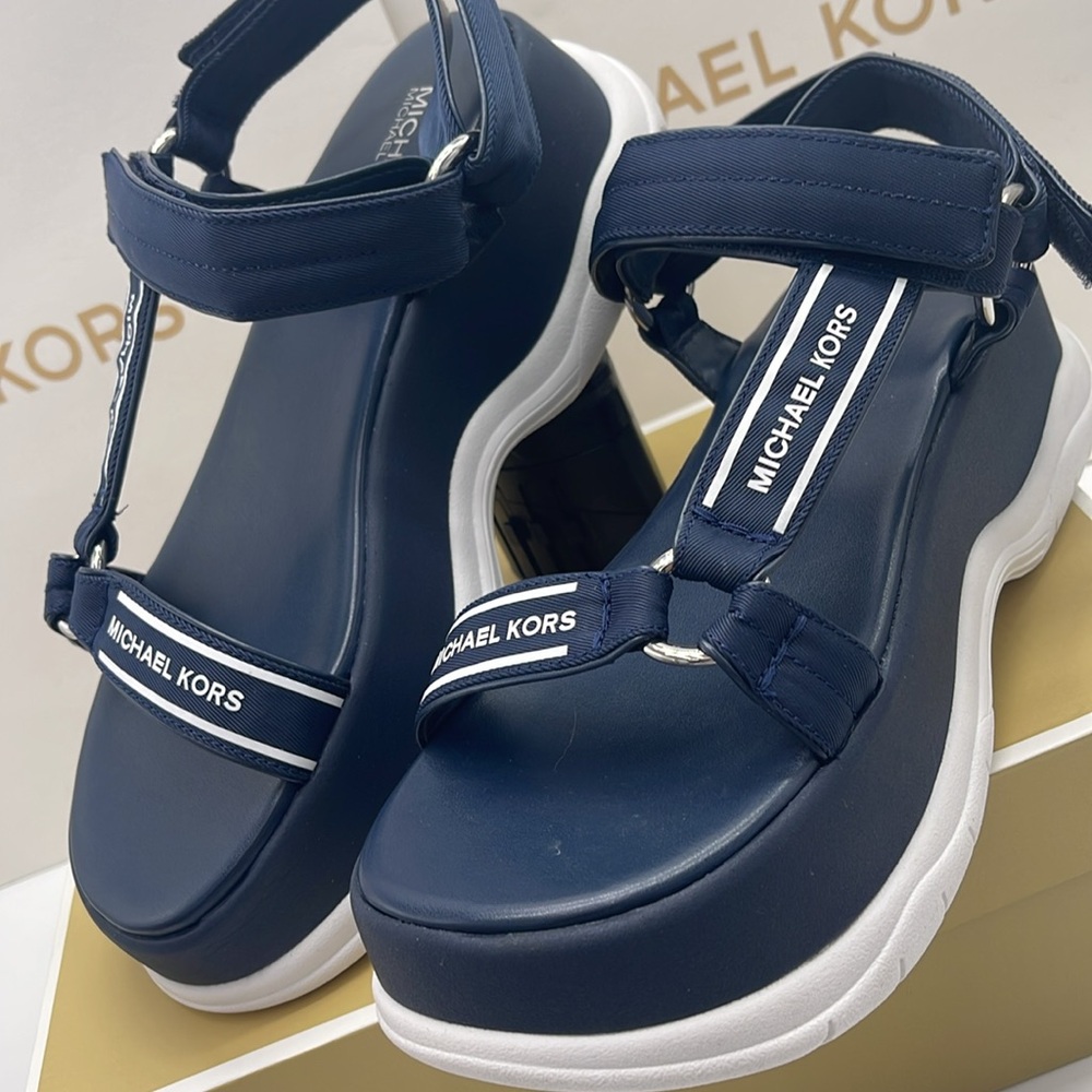 MICHAEL KORS Katrina Nylon Sport Platform Sandal
Navy
New - Picture 7 of 16